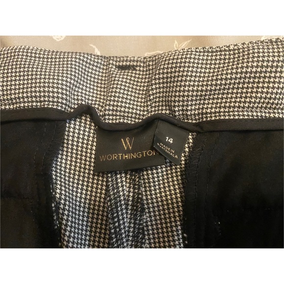 Worthington Houndstooth Pants - Picture 2 of 3